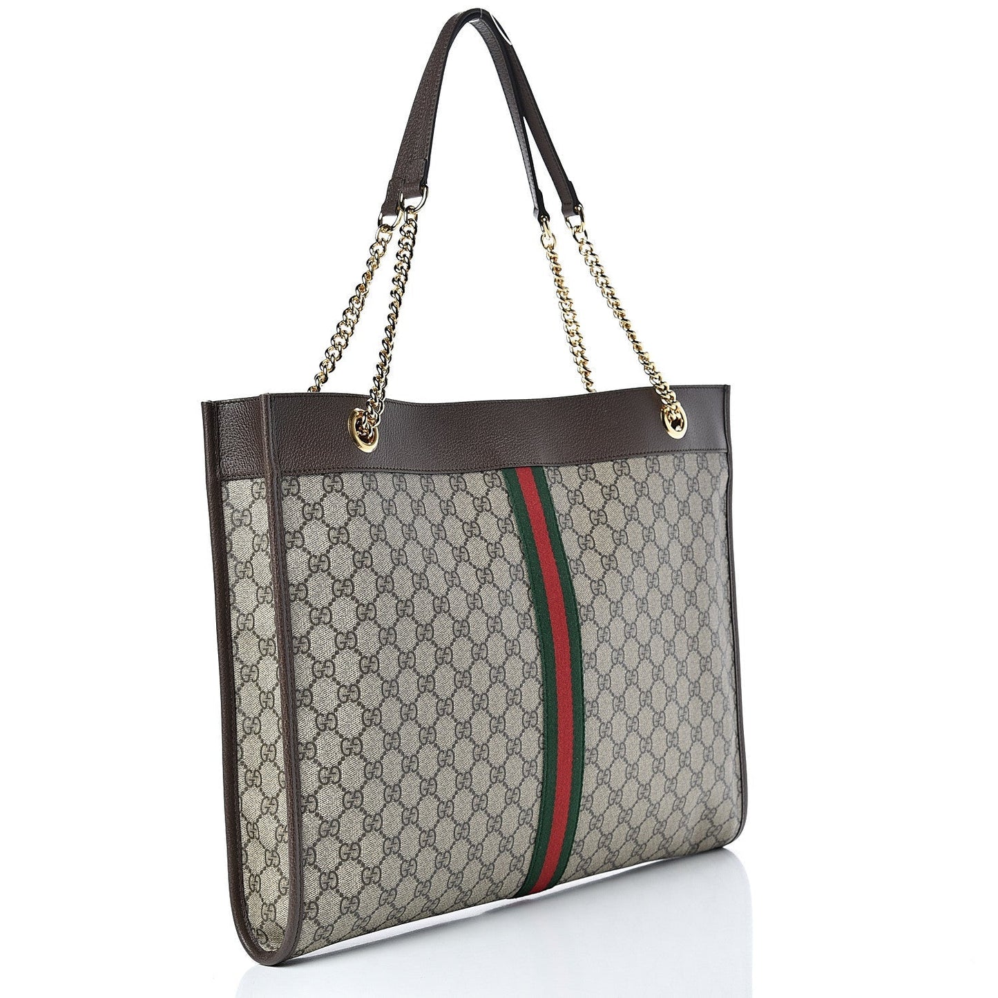 Gucci GG SUPREME RAJHA Monogram Large Tote Bag