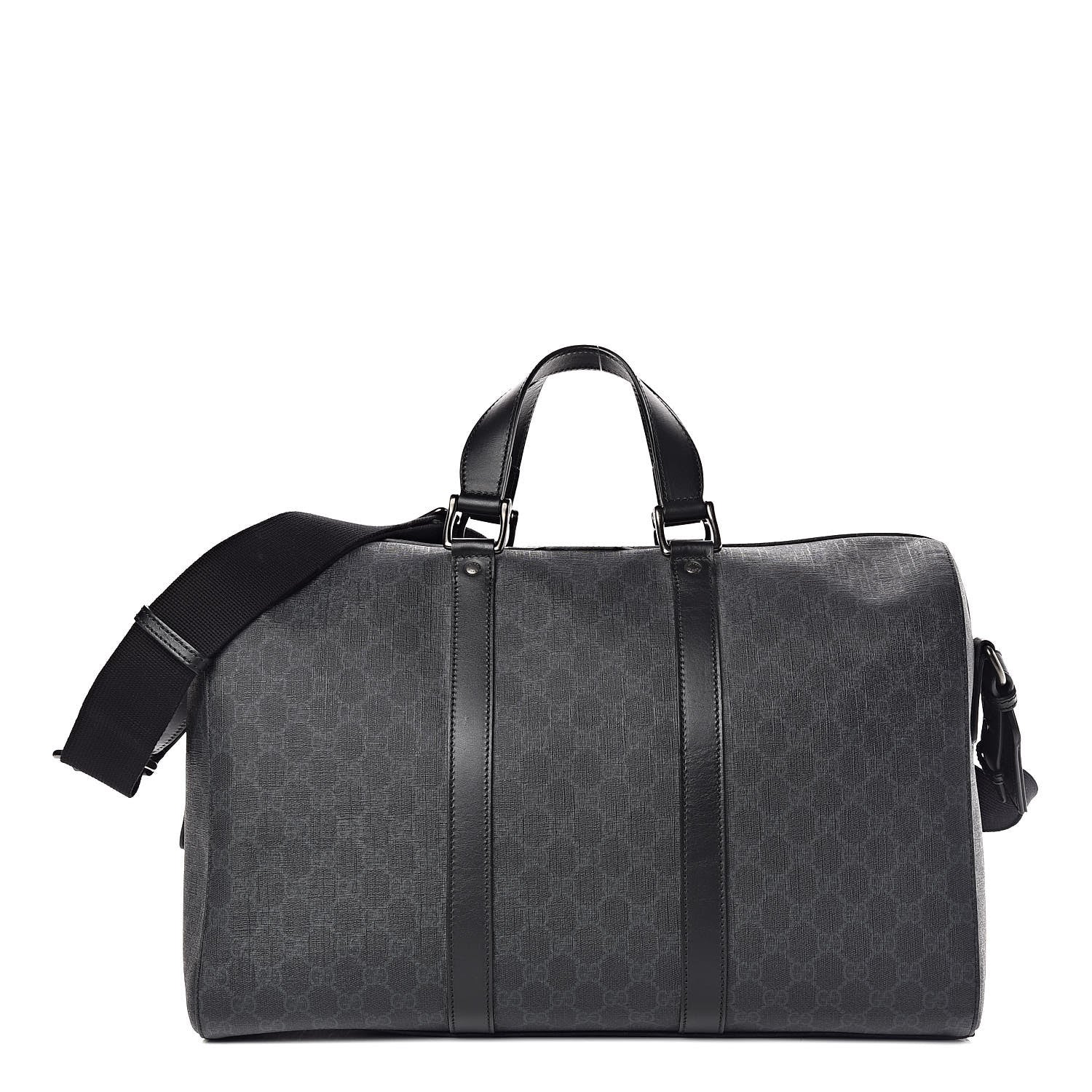 Gucci GG SUPREME CARRY-ON DUFFLE Monogram Medium Travel Bag