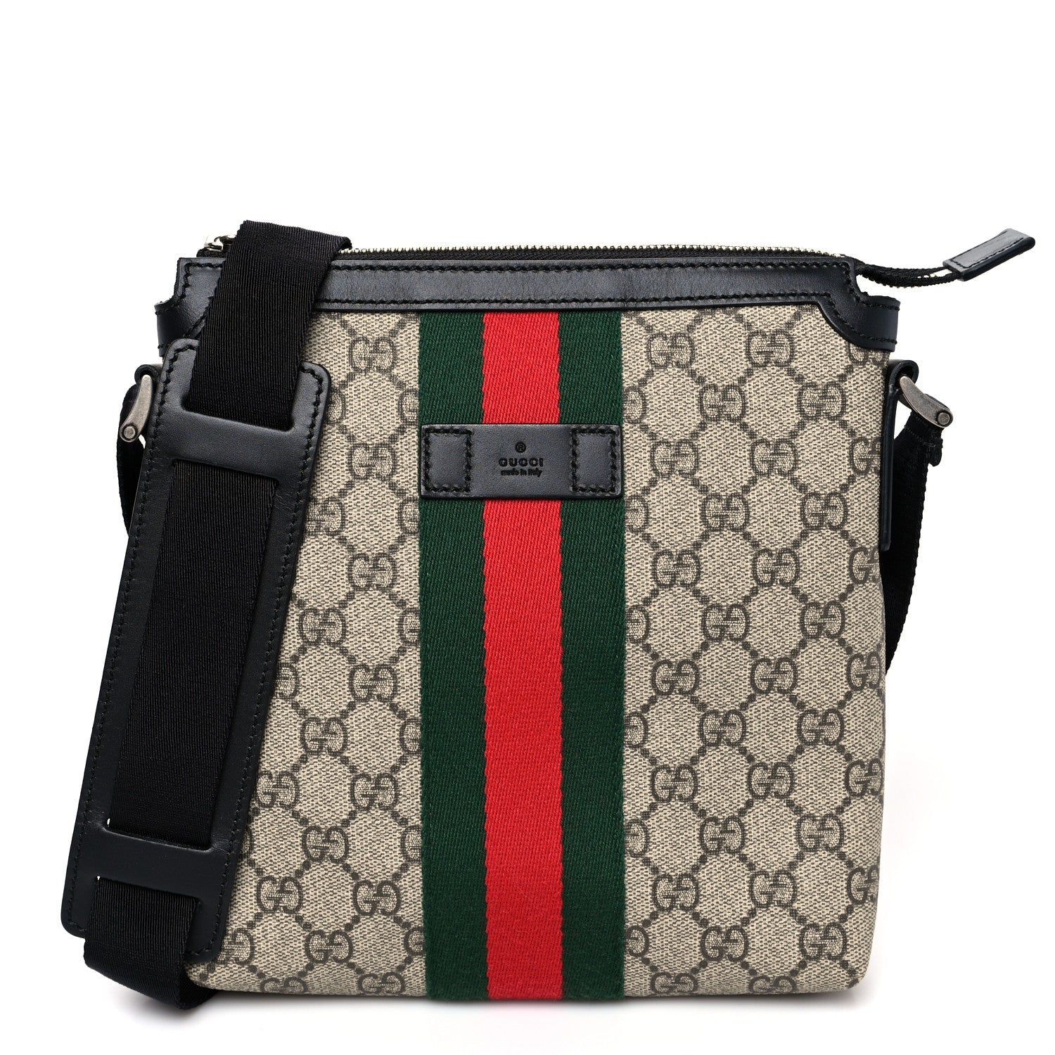 Gucci GG SUPREME WEB Monogram Travel Bag