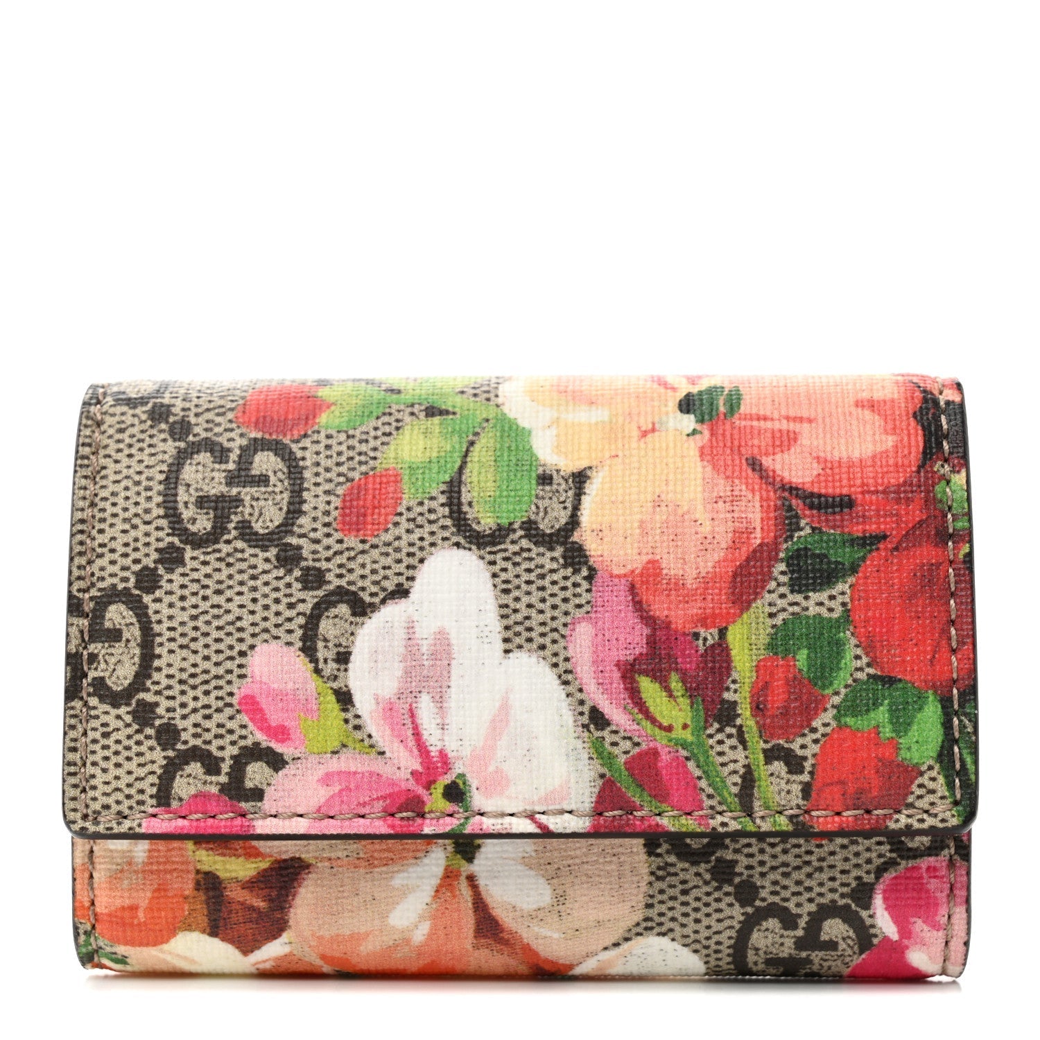 Gucci GG SUPREME BLOOMS SIX KEY Monogram Key Chain