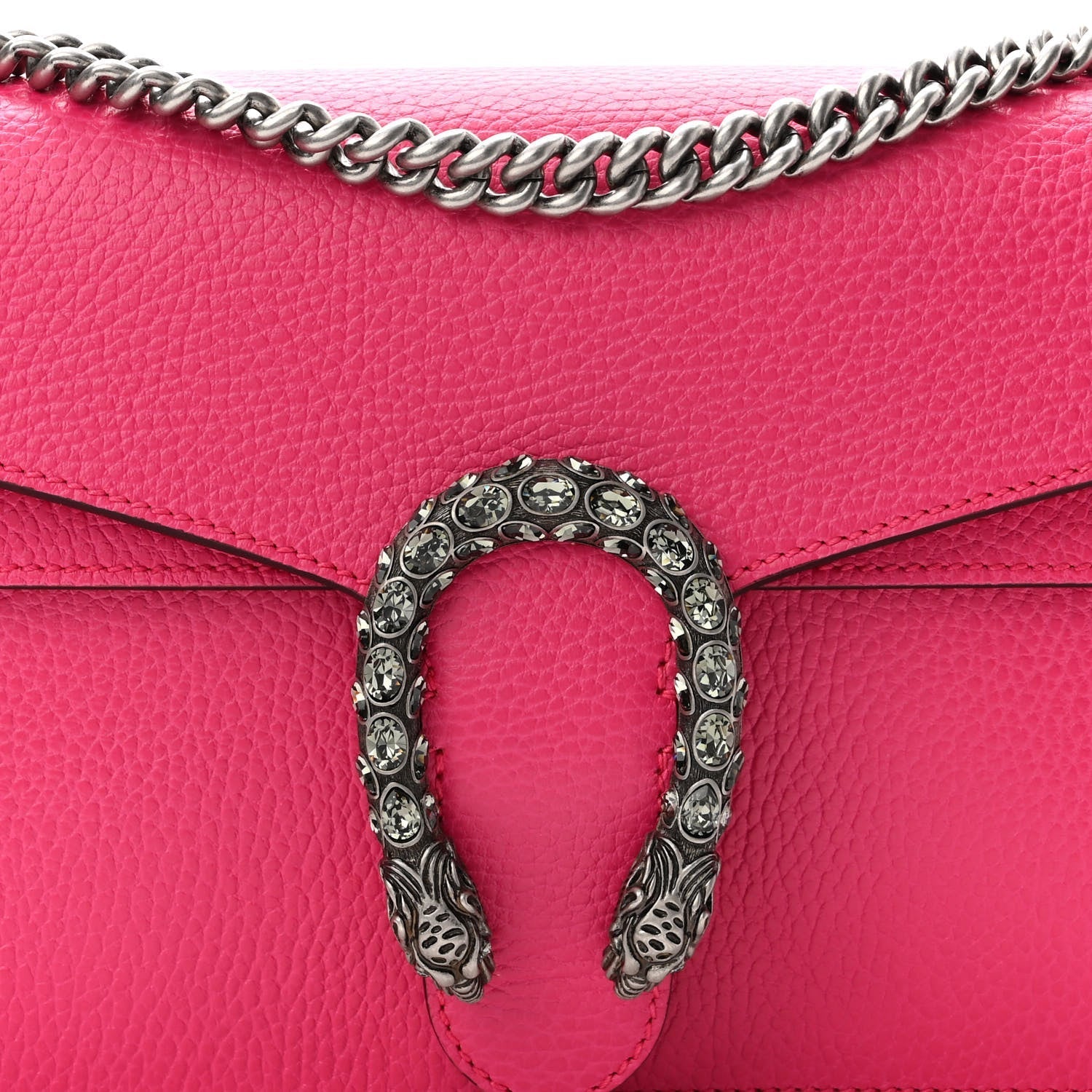 Gucci GRAINED DIONYSUS Leather Calfskin Mini Travel Bag