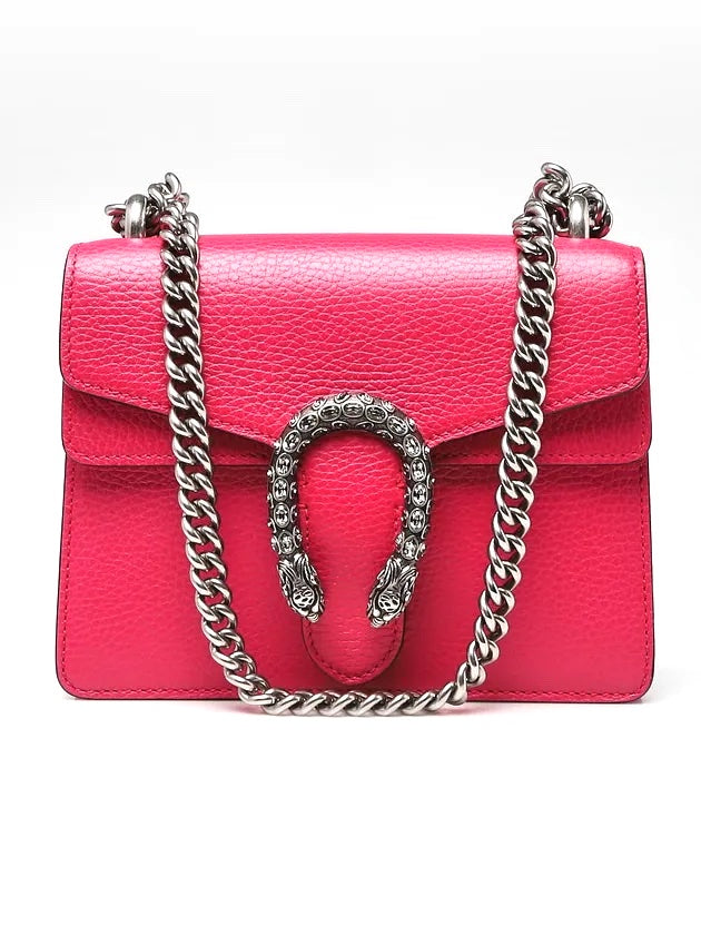 Gucci GRAINED DIONYSUS Leather Calfskin Mini Travel Bag