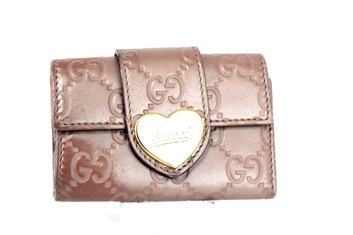 Gucci KEY HOLDER Leather Key Chain