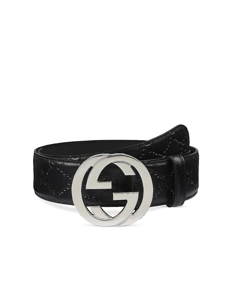 Gucci GG Leather Calfskin Belt