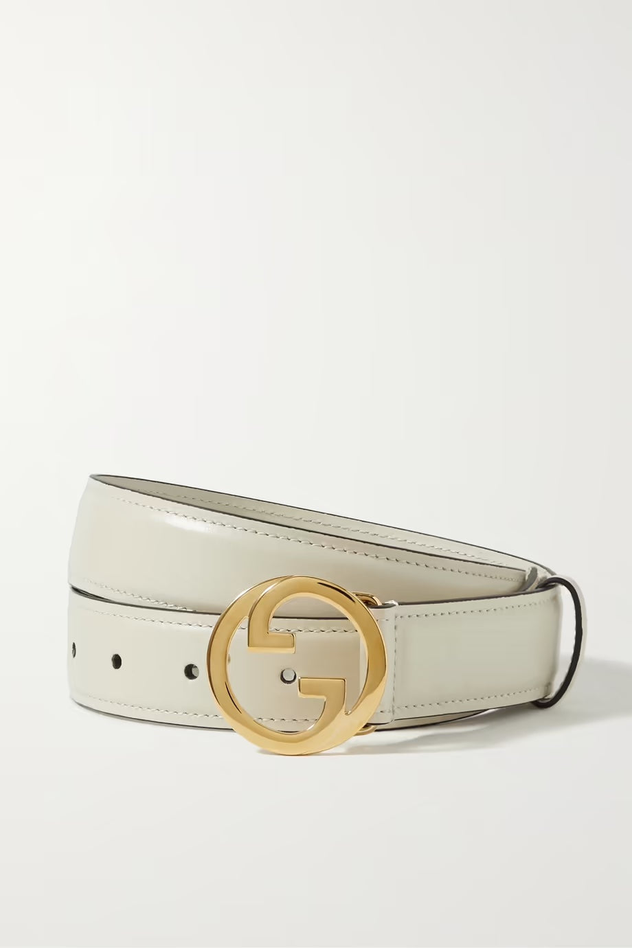 Gucci G BUCKLE Leather Belt