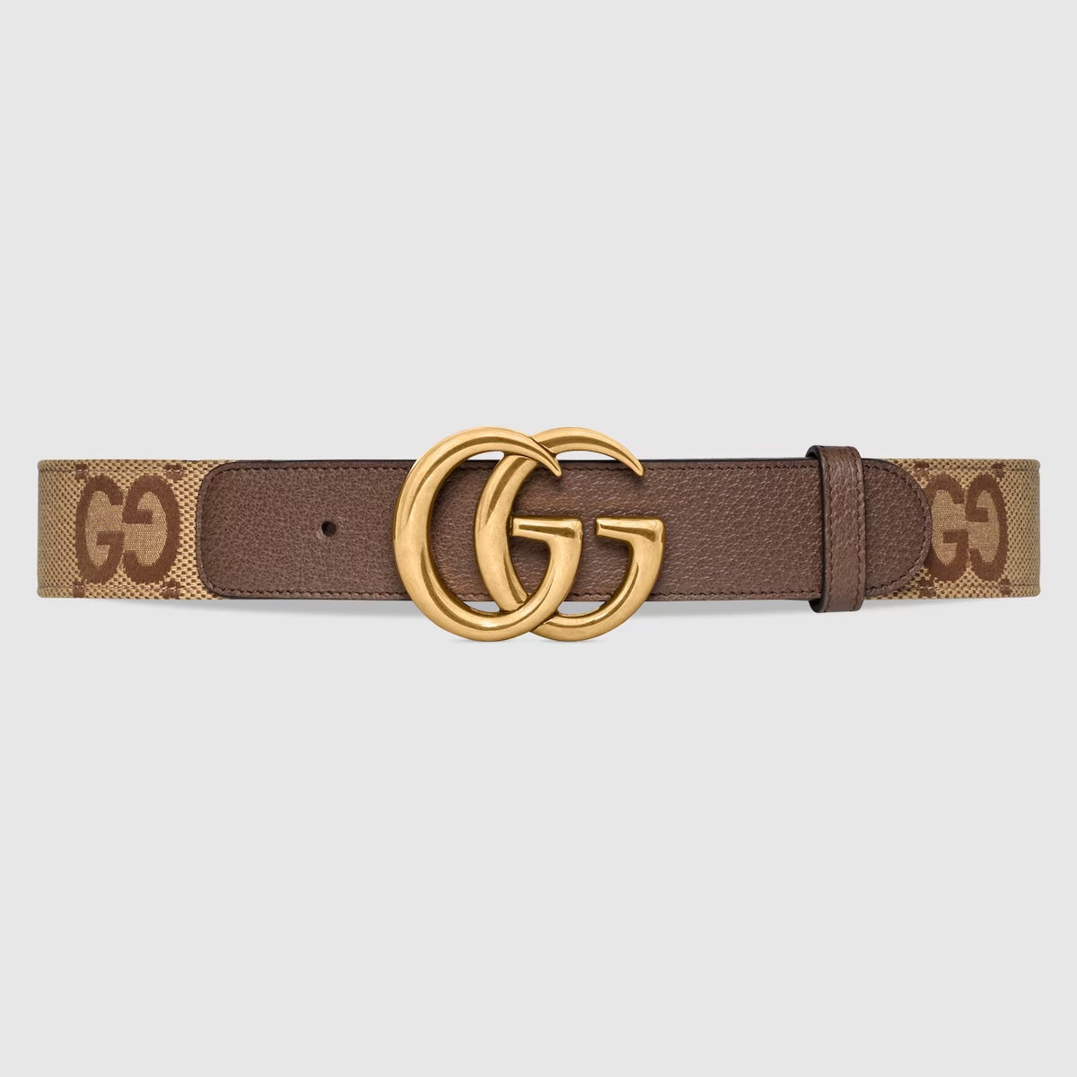 Gucci JUMBO GG MARMONT TRIM Leather Belt