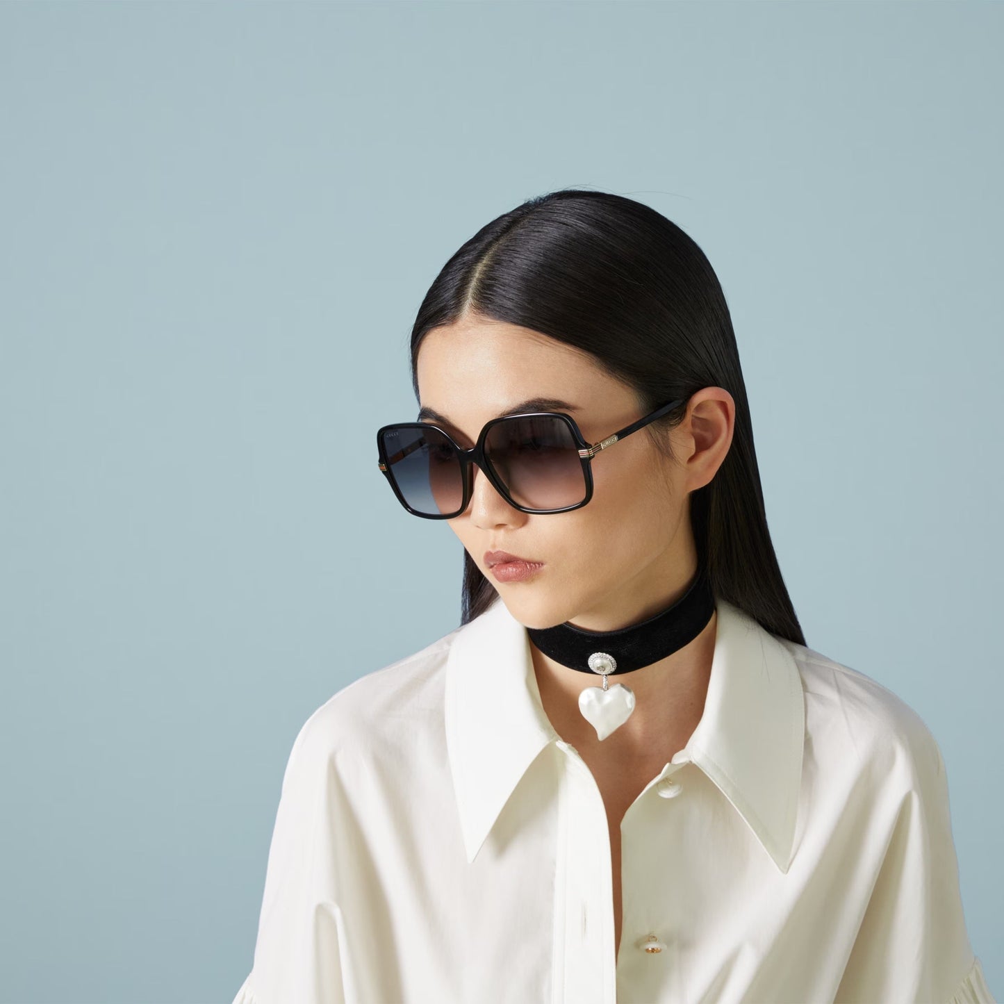 Gucci LOW NOSE BRIDGE FIT SQUARE Sunglasses