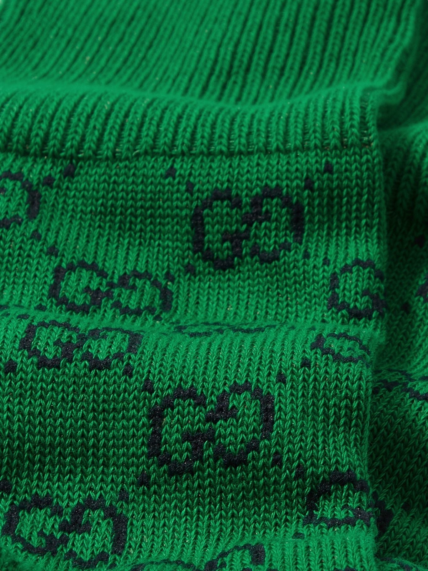 Gucci JACQUARD BLEND SOCKS Cotton Logo Travel Bag