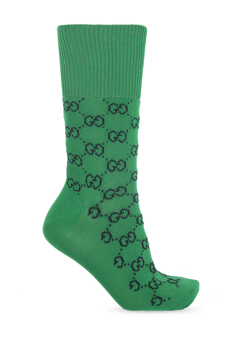 Gucci JACQUARD BLEND SOCKS Cotton Logo Travel Bag