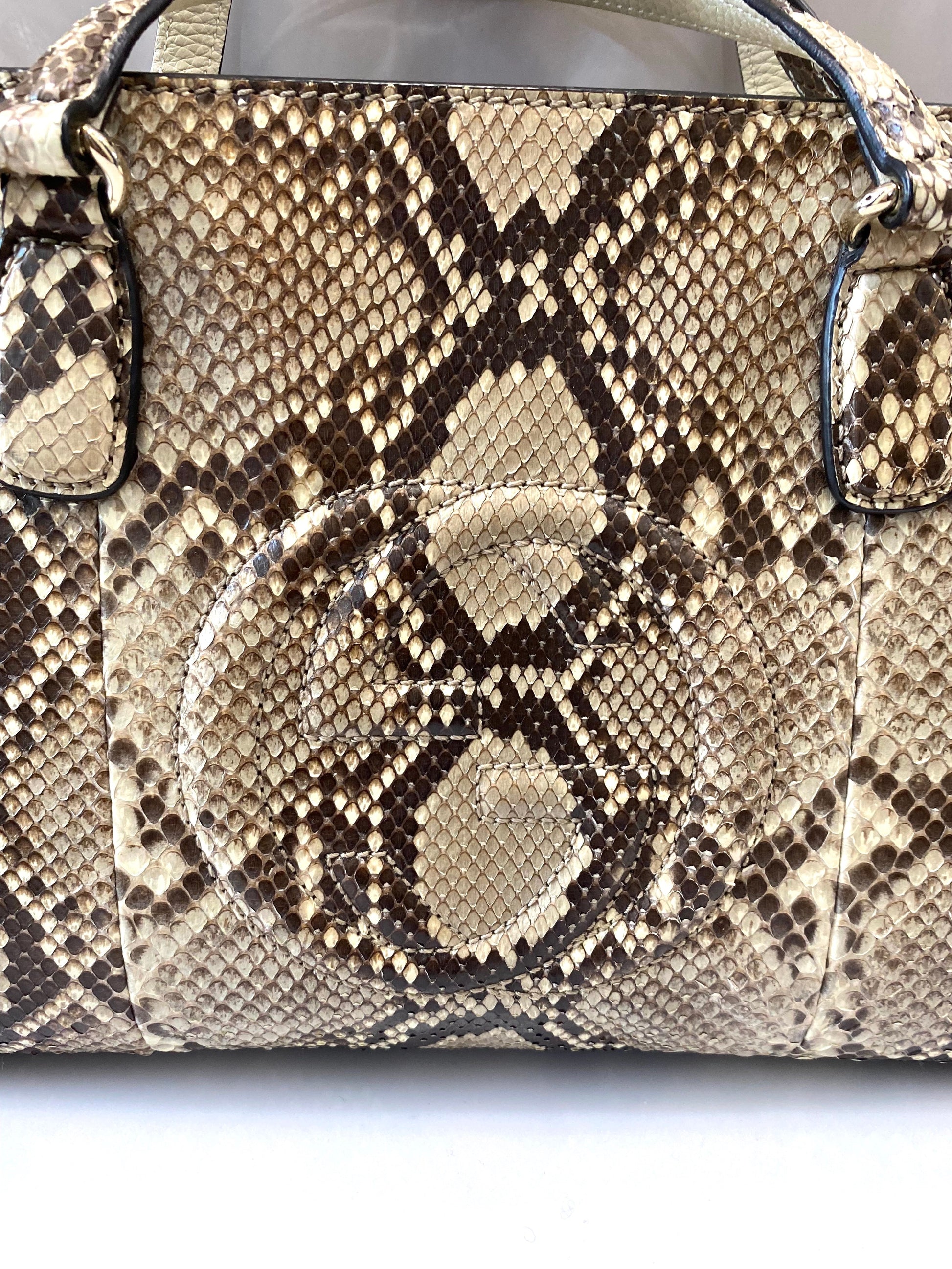 Gucci Python Medium Tote Bag
