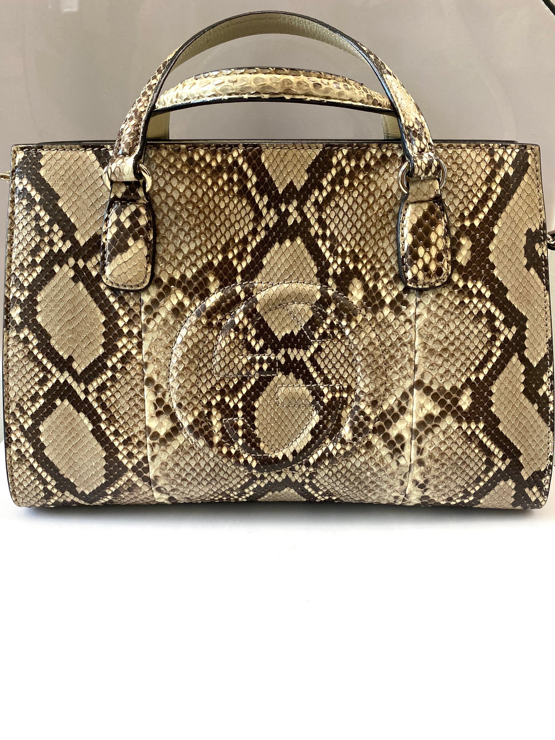 Gucci Python Medium Tote Bag