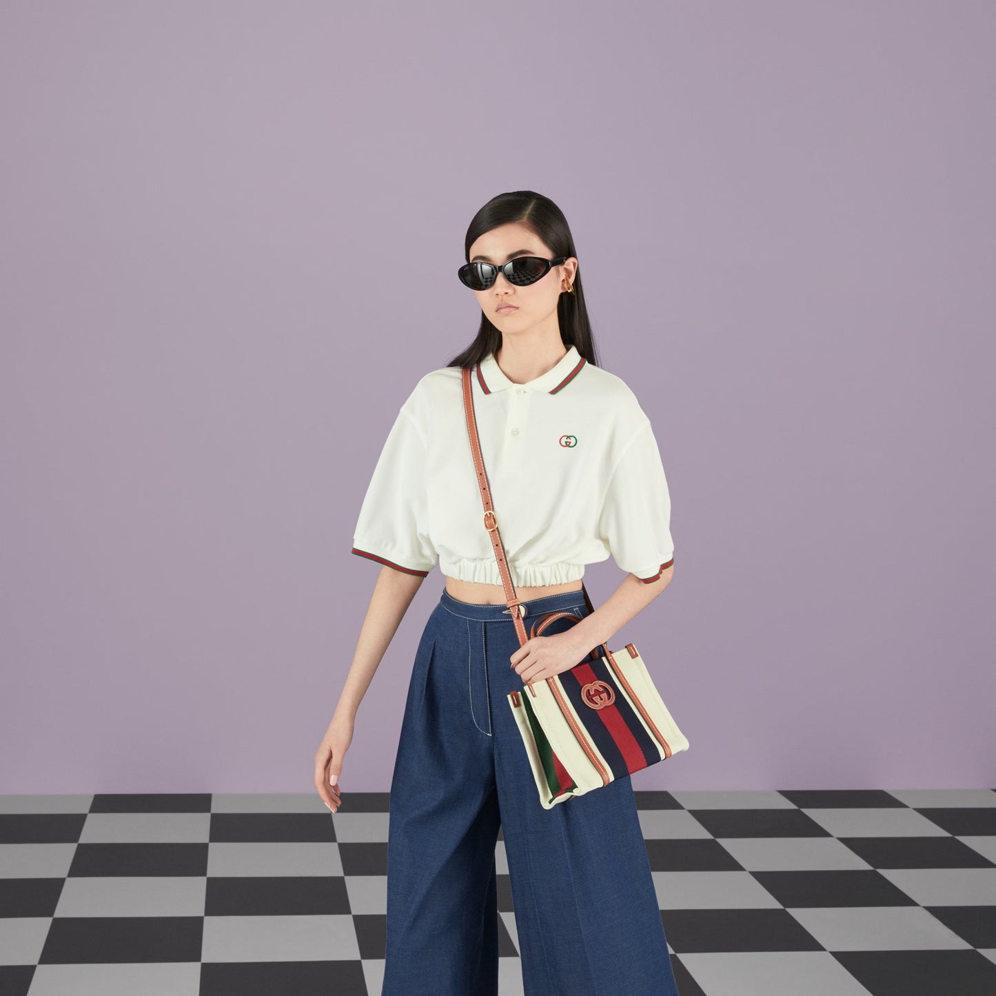 Gucci G WEB Mini Tote Bag