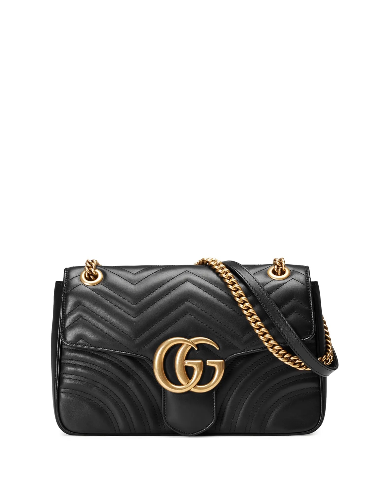 Gucci GG MARMONT 2.0 -NERO Medium Shoulder Bag