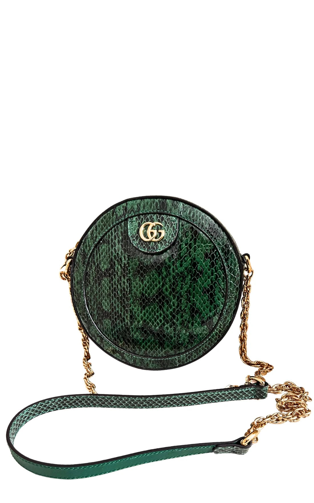 Gucci OPHIDIA Python Mini Crossbody Bag