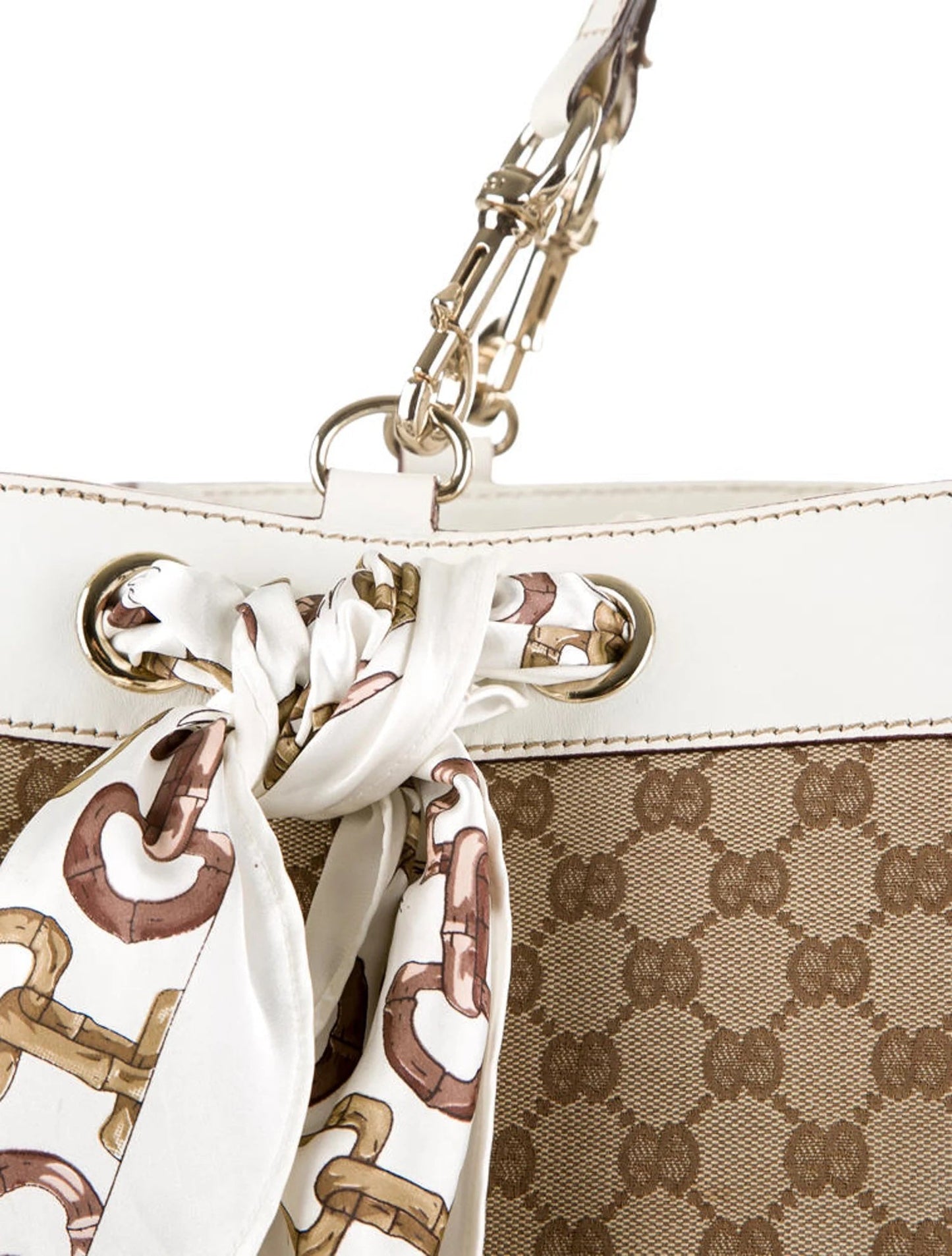 Gucci GG POSITANO Monogram Large Tote Bag