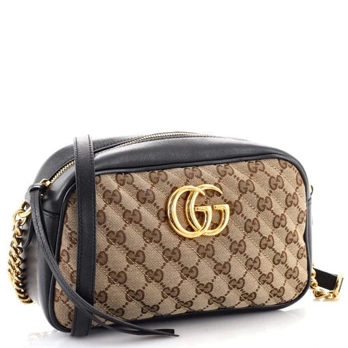 Gucci GG MARMONT Matelasse Monogram Small Chain Travel Bag
