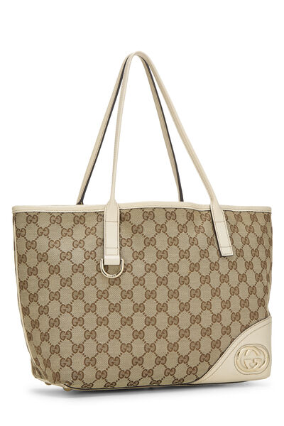 Gucci BRITT JACQUARD Monogram Medium Tote Bag