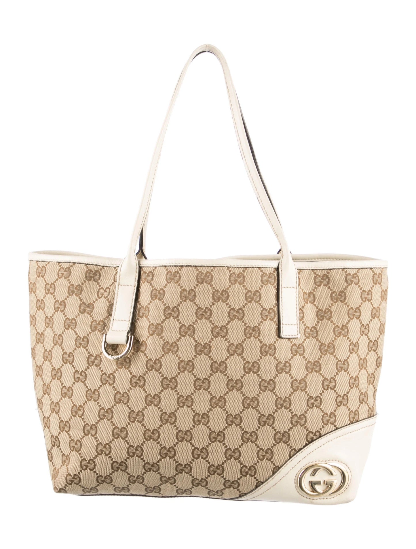 Gucci BRITT JACQUARD Monogram Medium Tote Bag