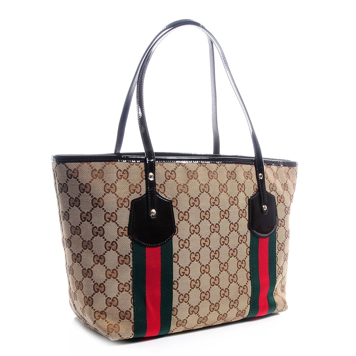 Gucci GG WEB JOLIE Monogram Tote Bag