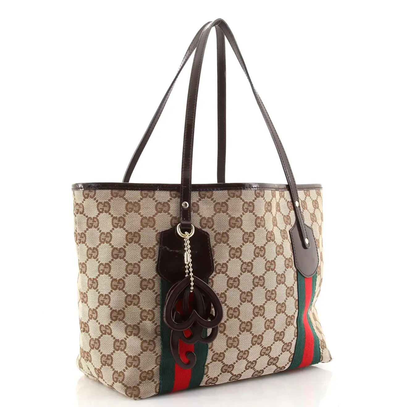 Gucci GG WEB JOLIE Monogram Tote Bag
