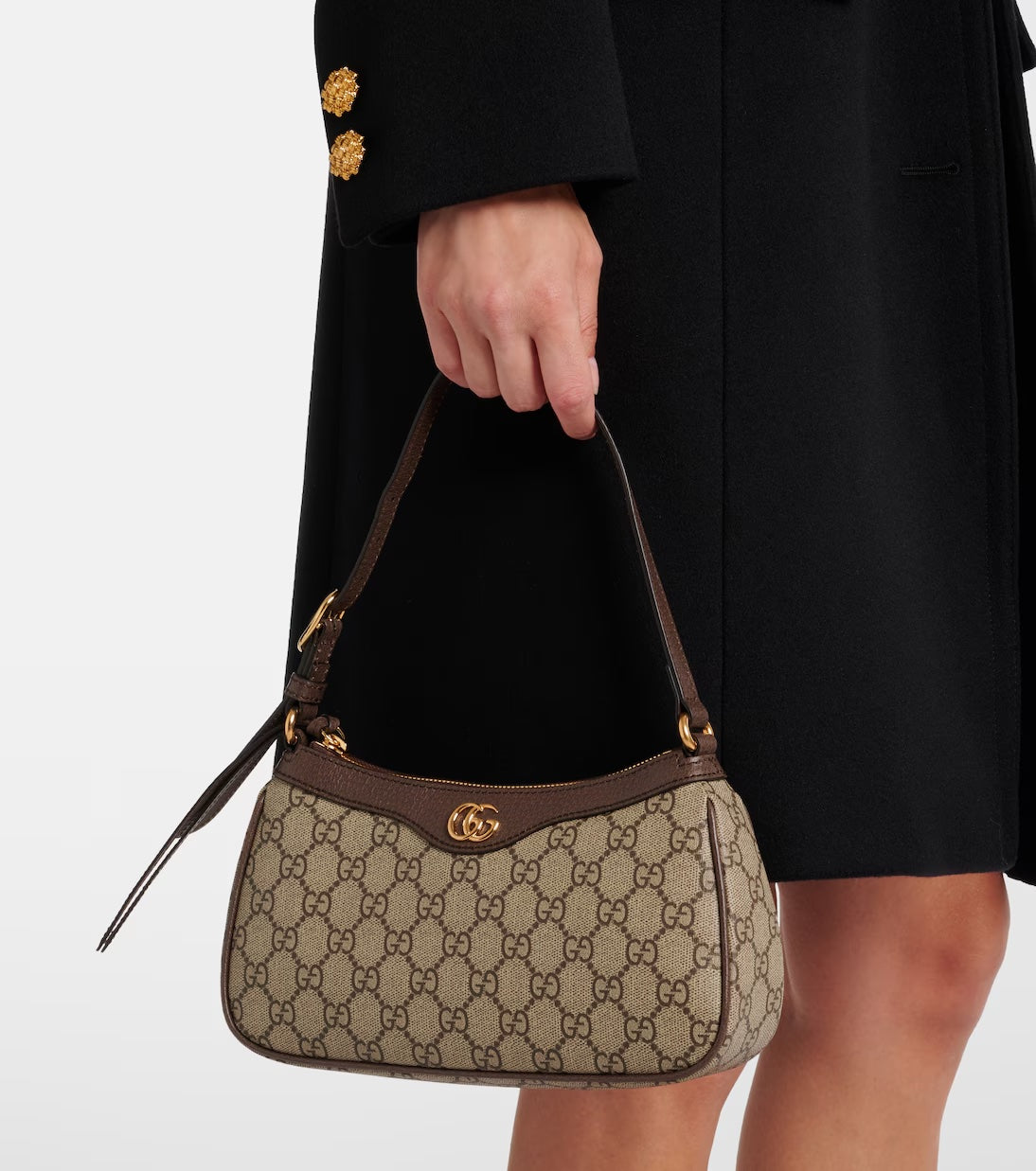 Gucci GG SUPREME OPHIDIA Small Shoulder Bag