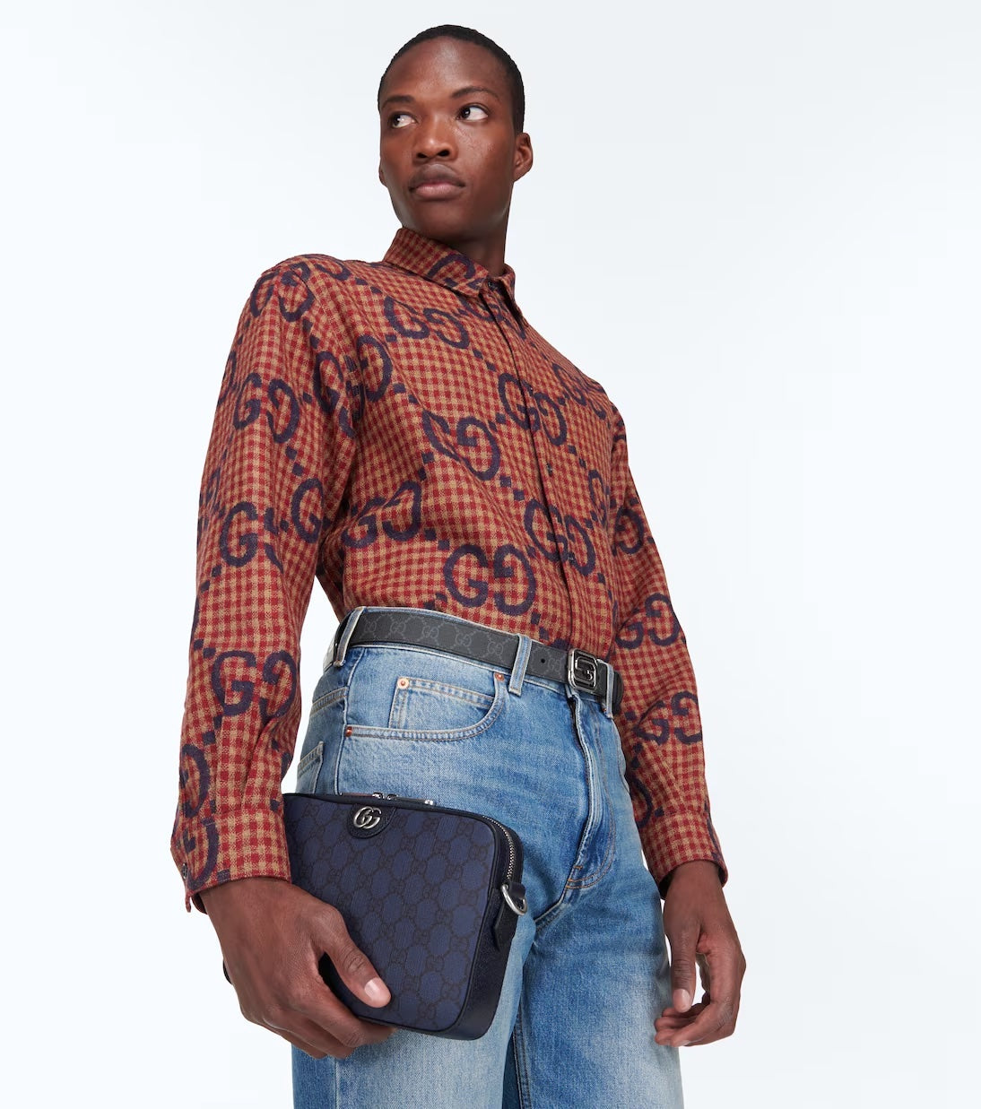 Gucci GG SUPREME OPHIDIA Small Crossbody Bag