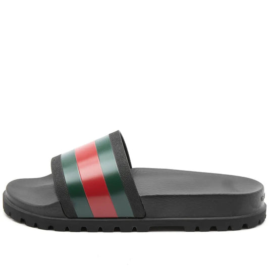 Gucci PURSUIT TREK WEB RUBBER SLIDES Travel Bag