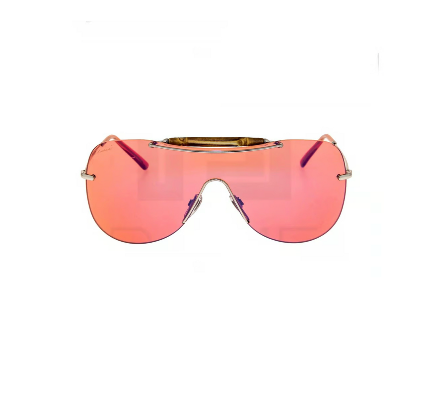 Gucci BAMBOO MIRRORED Pink Sunglasses