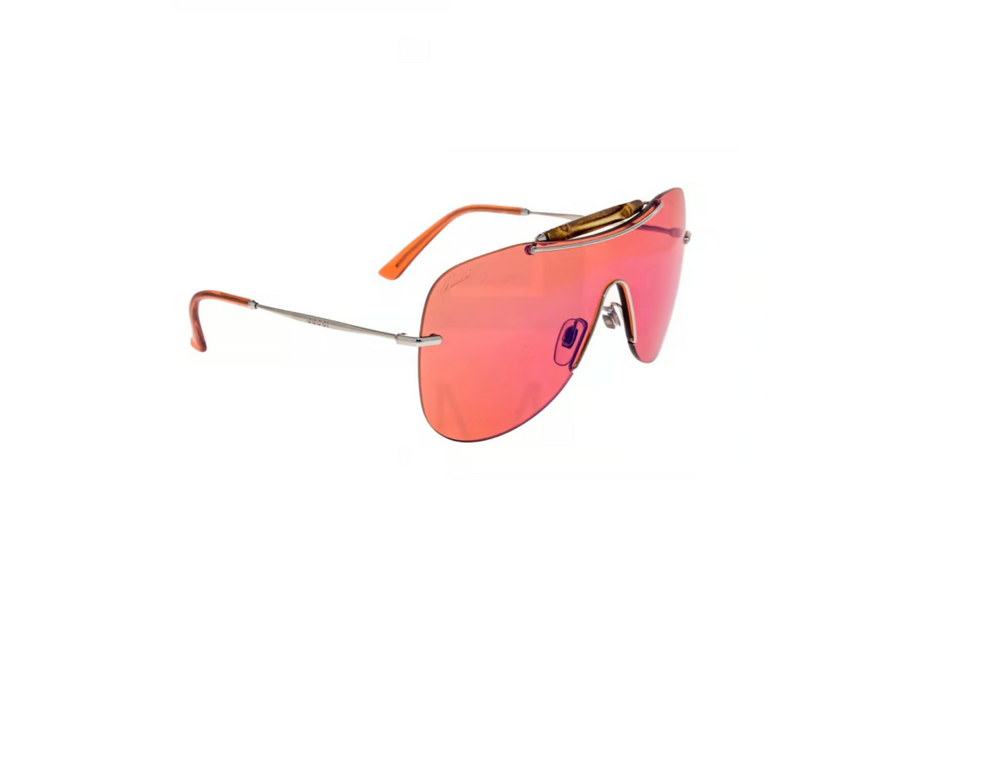 Gucci BAMBOO MIRRORED Pink Sunglasses