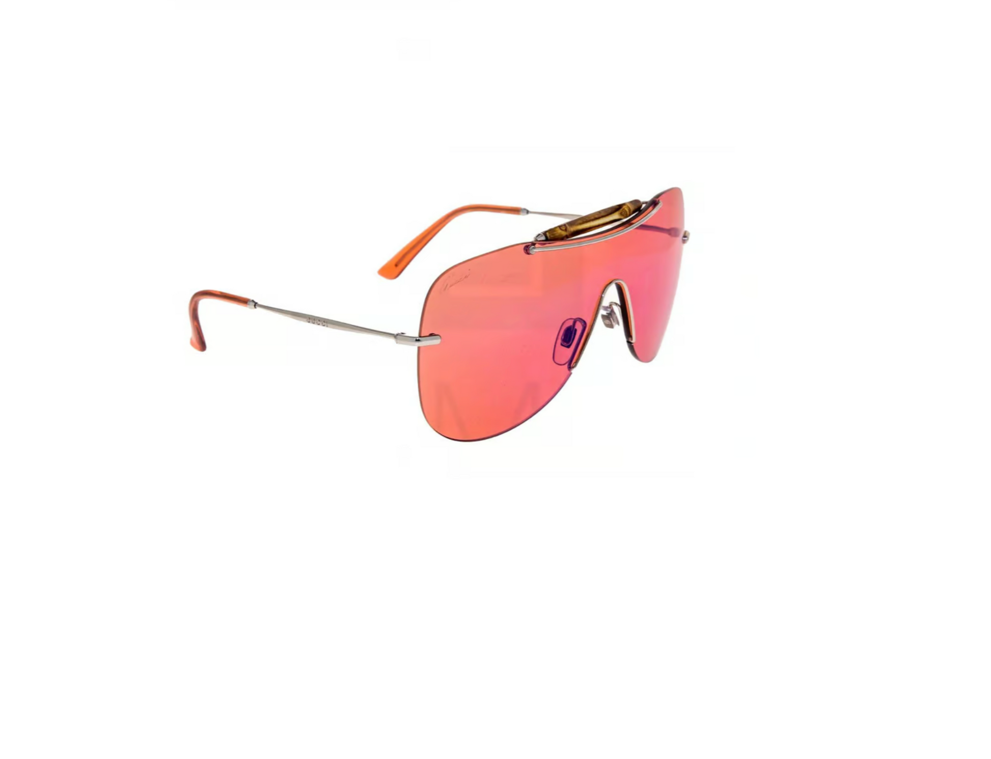 Gucci BAMBOO MIRRORED Pink Sunglasses