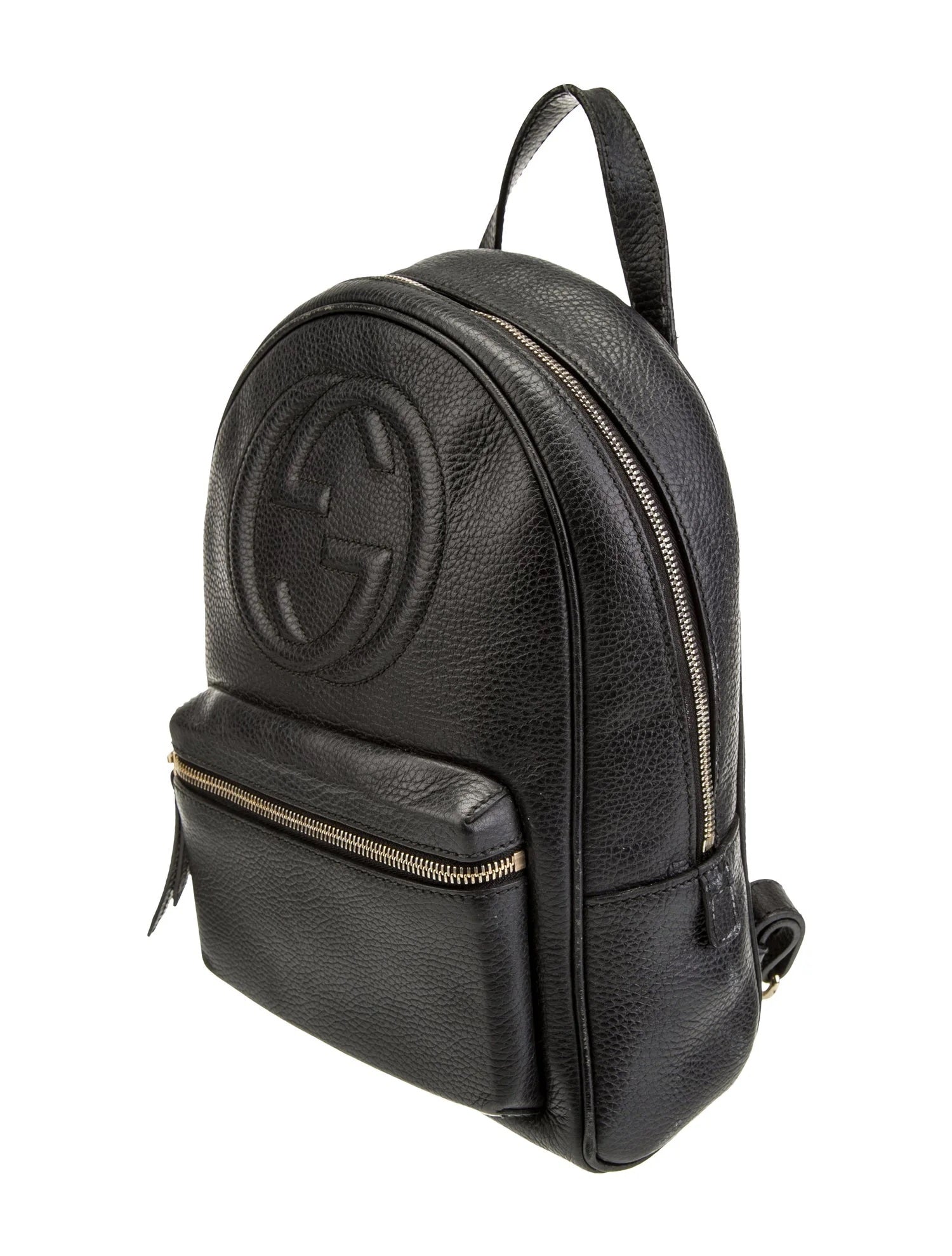 Gucci PEBBLED SOHO BACKPACK Calfskin Chain