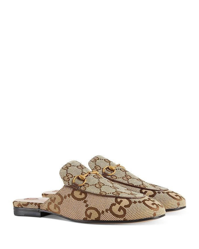 Gucci JUMBO GG LOAFER MULES Monogram Shoes