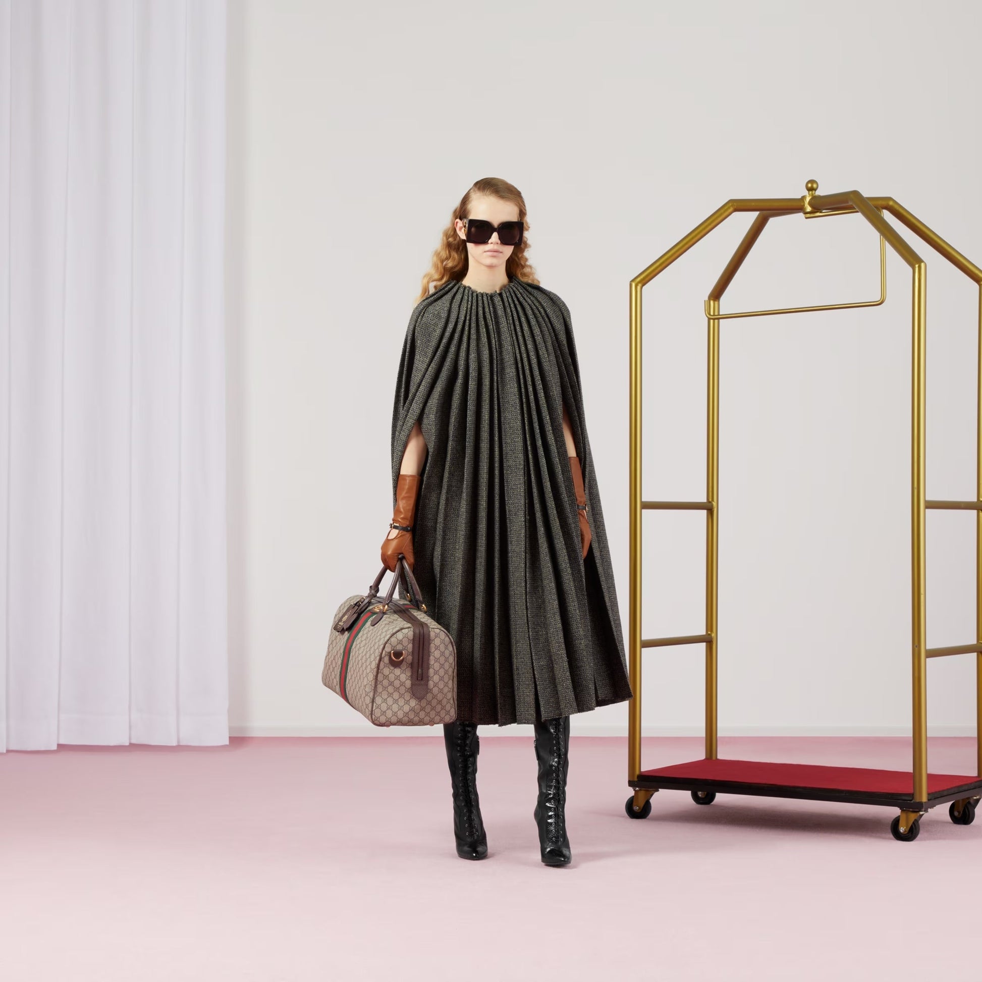 Gucci GG OPHIDIA SAVOY DUFFLE Medium Travel Bag