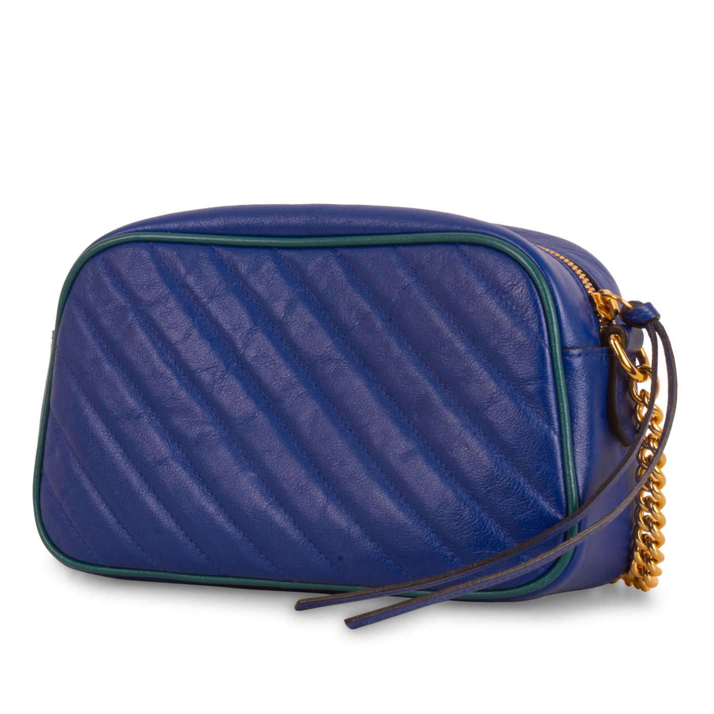 Gucci Marmont Bag Blue Small Shoulder Bag