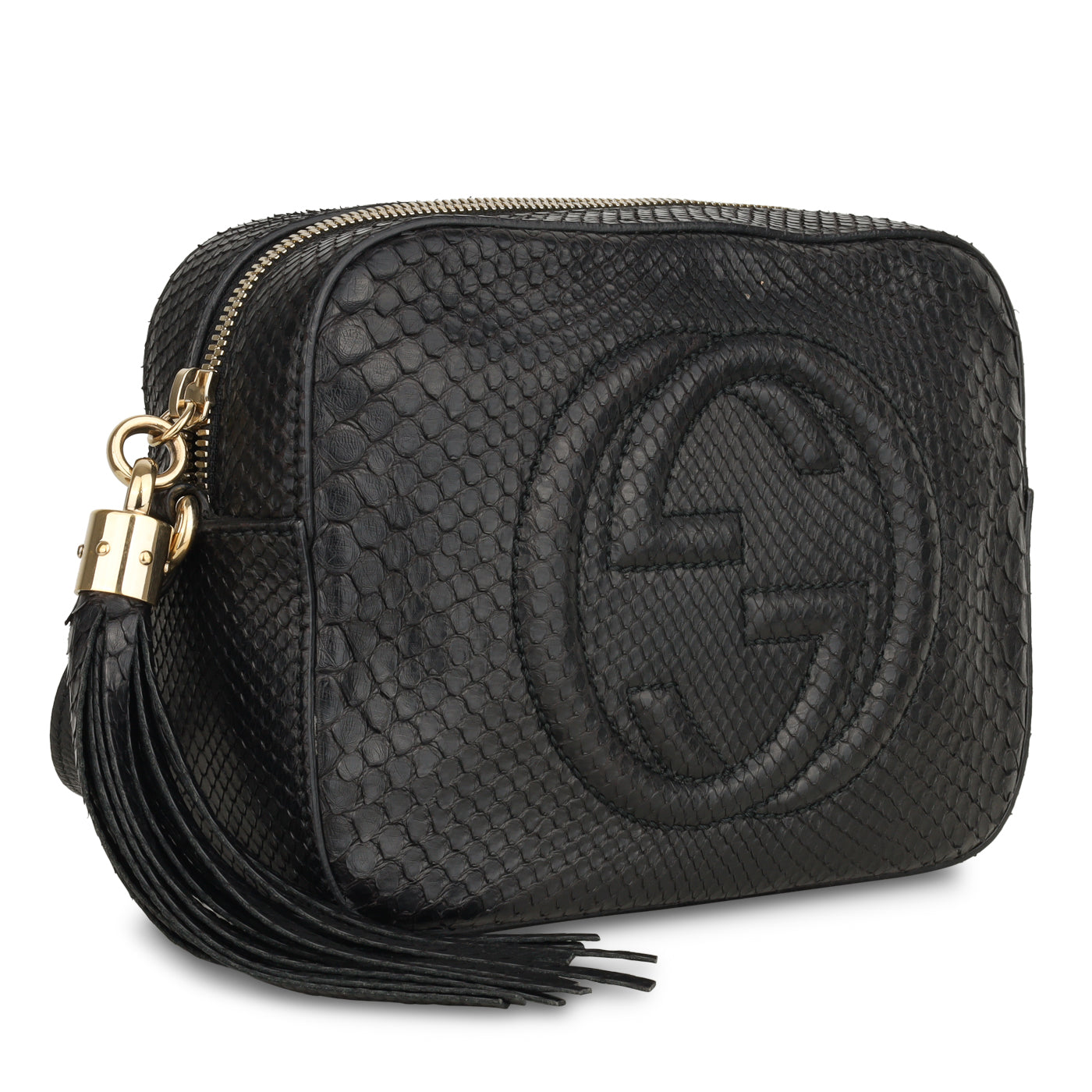Gucci Soho Disco Python Crossbody Bag Small