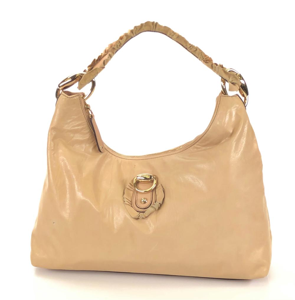 Gucci SABRINA RUFFLE Leather Shoulder Bag