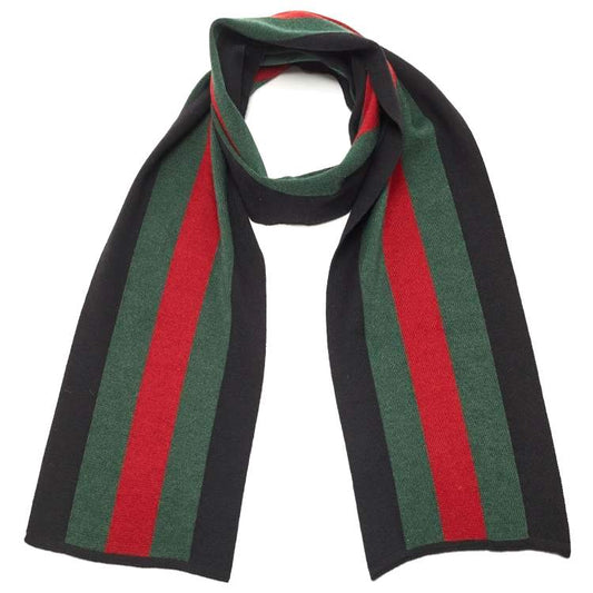 Gucci SILK WEB KNIT SCARF Wool Apparel