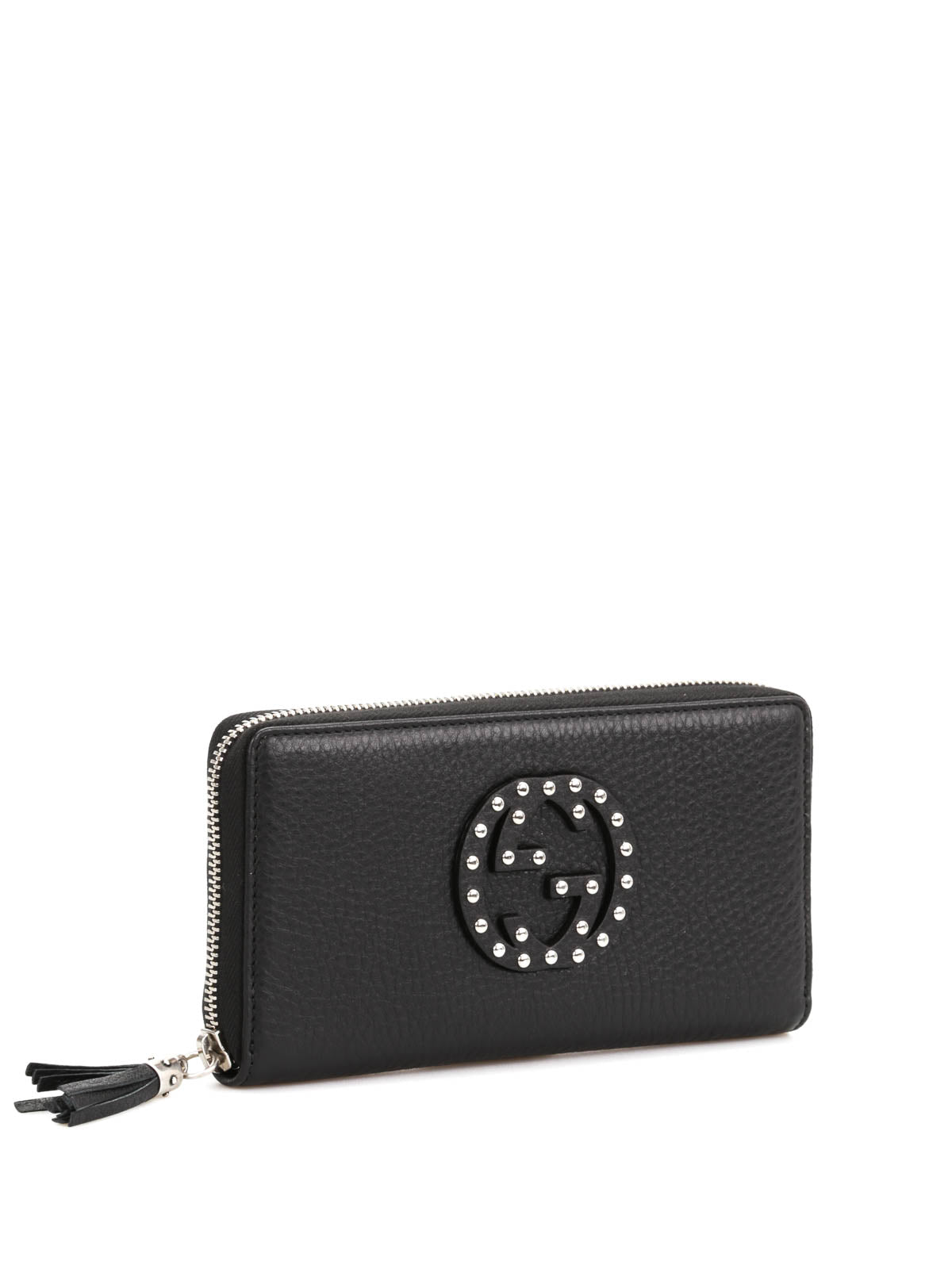 Gucci SOHO STUDDED Leather Wallet Case