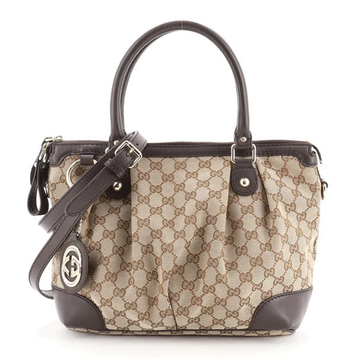 Gucci SUKEY ORIGINAL GG Top Handle Travel Bag