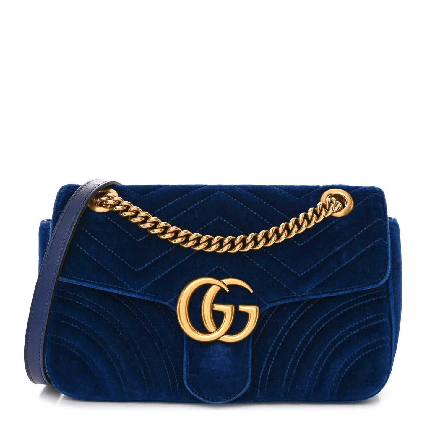 Gucci GG MARMONT VELVET Matelasse Small Crossbody Bag Crossbody Bag