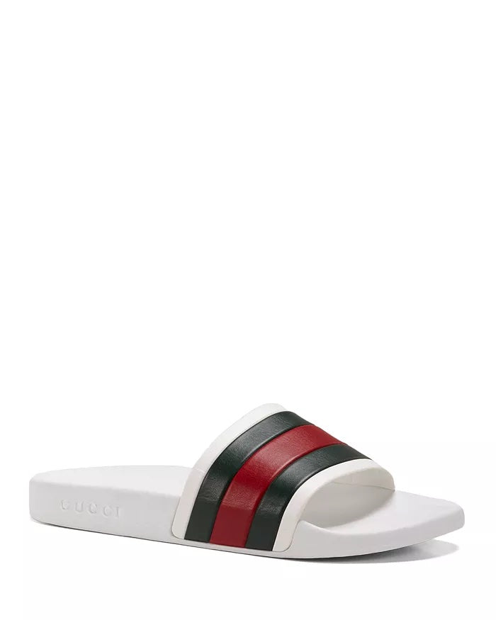 Gucci WEB STRIPE 'S SLIDES Handbag