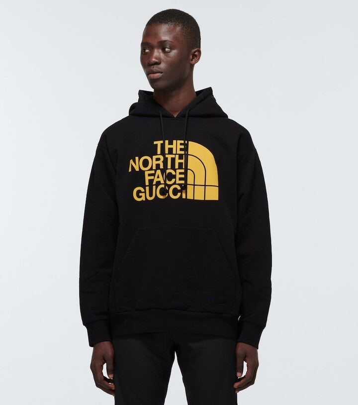 Gucci X NORTH FACE JERSEY HOODIE Cotton Apparel
