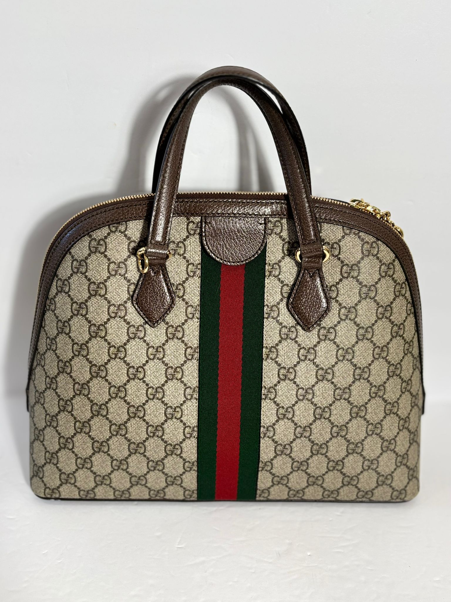 Gucci GG SUPREME OPHIDIA Medium Travel Bag