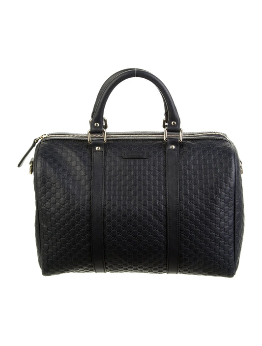 Gucci NICE BOSTON Leather Travel Bag