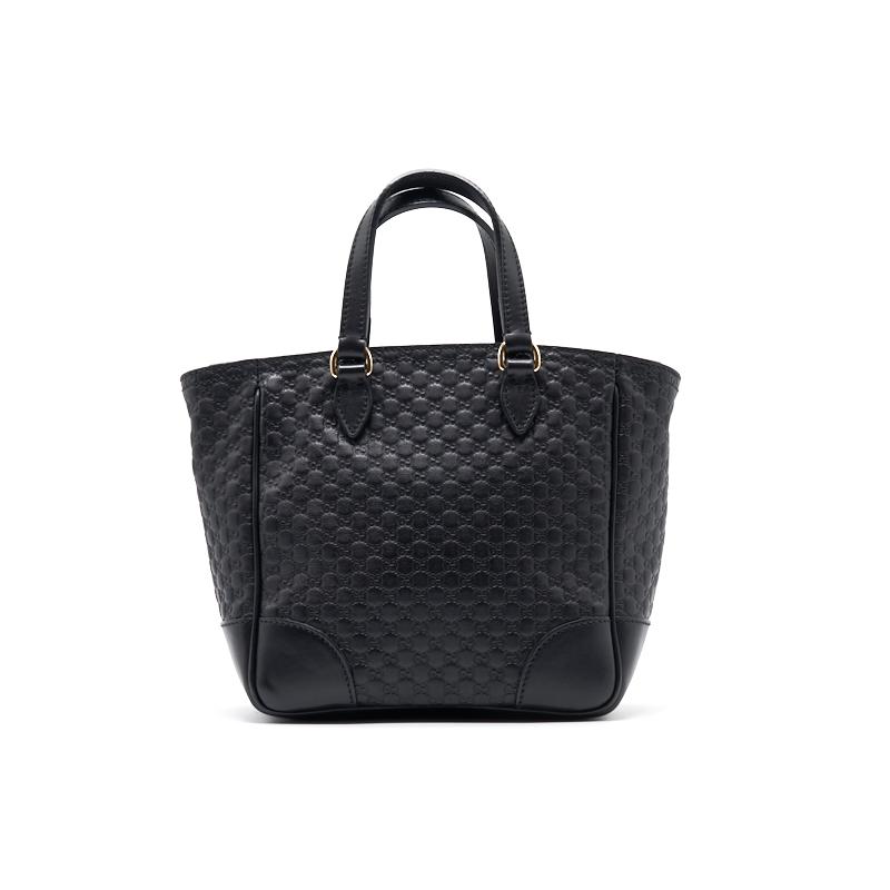Gucci Tote Bag Leather Black