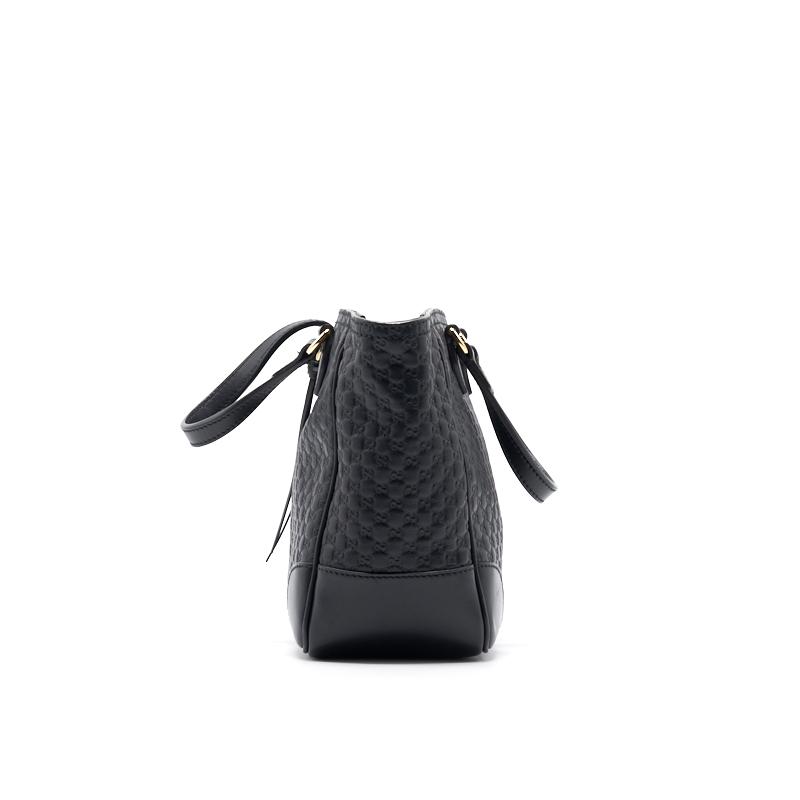 Gucci Tote Bag Leather Black