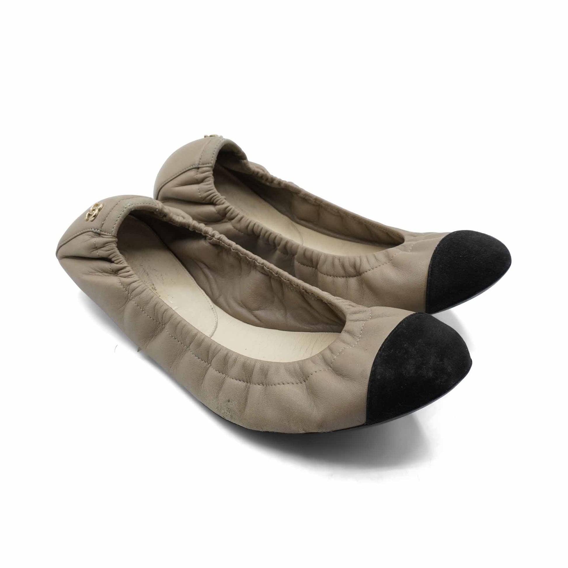 Chanel Ballet Flats - Women'S 36.5 Women Shoes