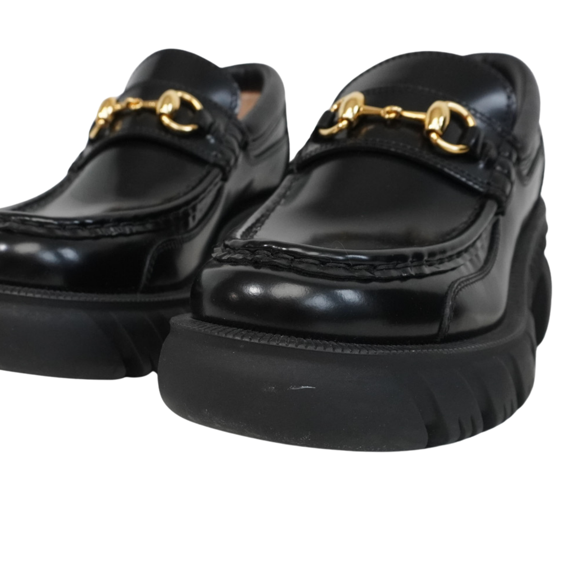 Gucci Horsebit Lug Sole Loafers - Women's 36.5