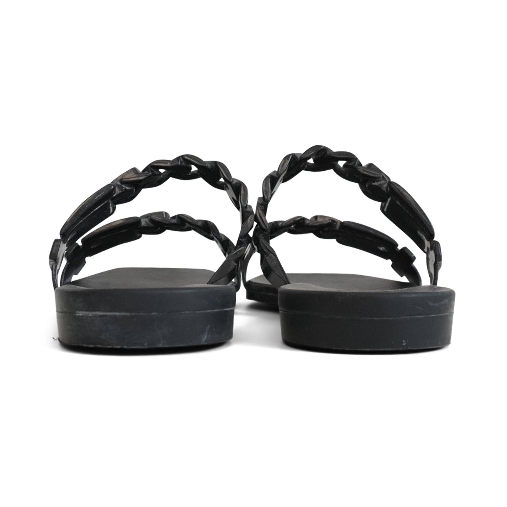 Gucci Chain-Link Rubber Sandals - Women's 36