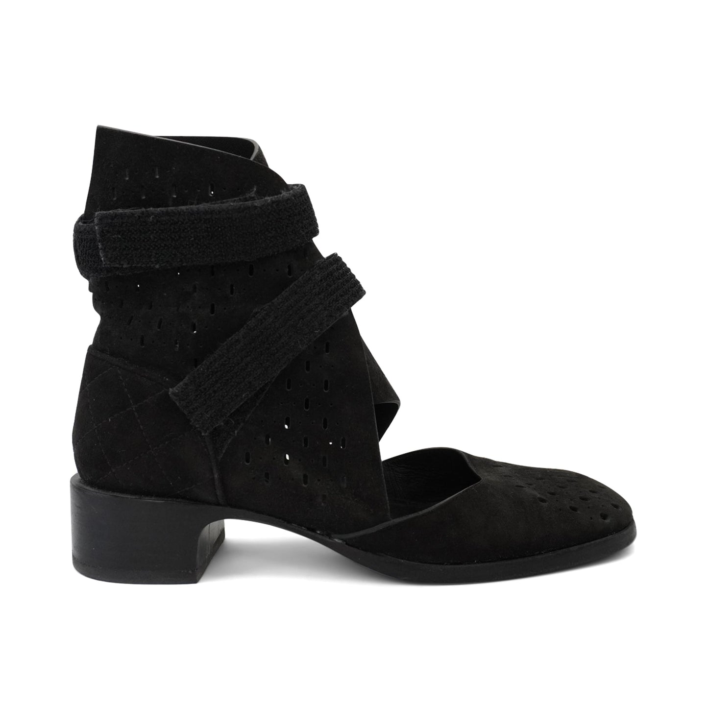 Chanel 'Spring ' Velcro Booties - Women'S 35